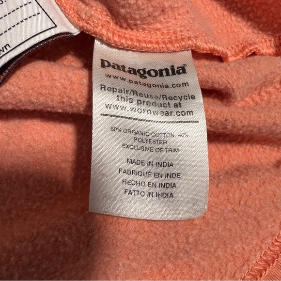 Patagonia salmon color cropped sweatshirt - Picture 5 of 5